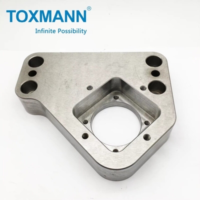 Personalizzare parti di fresatura per lavorazione CNC Acciaio 45, ossidazione della superficie del metallo Trattamento del nichel con texture Parte di fresatura CNC