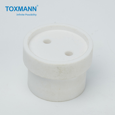 L'inserzione dei pezzi meccanici di POM Turned del tornio di plastica di CNC infila la sbavatura della superficie