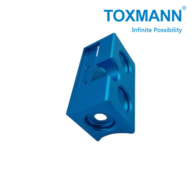 Lavorazione CNC su misura Precisione blu anodizzato Alluminio in acciaio inossidabile Parti cnc parti metalliche