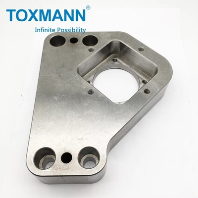 Personalizzare parti di fresatura per lavorazione CNC Acciaio 45, ossidazione della superficie del metallo Trattamento del nichel con texture Parte di fresatura CNC