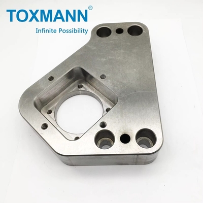 Personalizzare parti di fresatura per lavorazione CNC Acciaio 45, ossidazione della superficie del metallo Trattamento del nichel con texture Parte di fresatura CNC