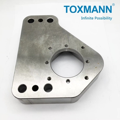 Personalizzare parti di fresatura per lavorazione CNC Acciaio 45, ossidazione della superficie del metallo Trattamento del nichel con texture Parte di fresatura CNC