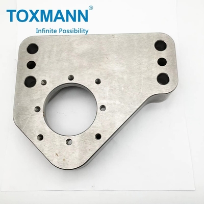 Personalizzare parti di fresatura per lavorazione CNC Acciaio 45, ossidazione della superficie del metallo Trattamento del nichel con texture Parte di fresatura CNC