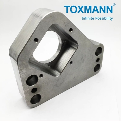 Personalizzare parti di fresatura per lavorazione CNC Acciaio 45, ossidazione della superficie del metallo Trattamento del nichel con texture Parte di fresatura CNC