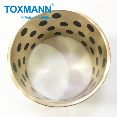 Oem Machined Custom Precision Cnc Machining Metal Part Graphite Riempito di rame